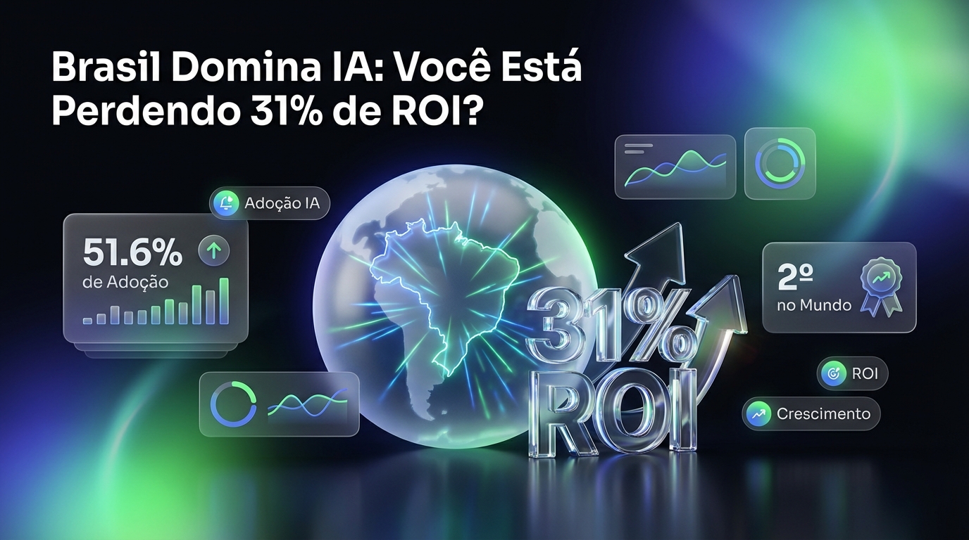 Brasil Líder em IA Generativa: Onde Está Seu 31% de ROI?