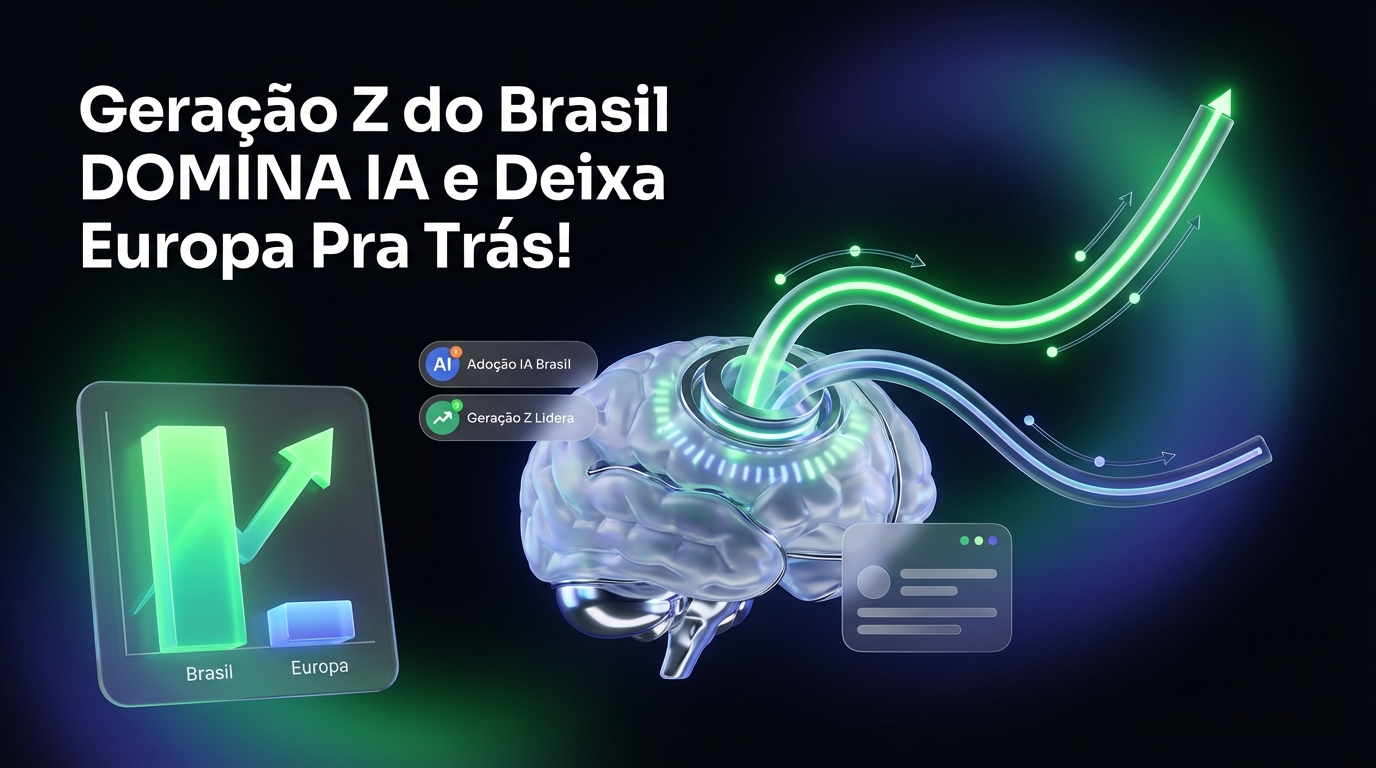 Geração Z do Brasil Lidera Adoção de IA, Superando Europa