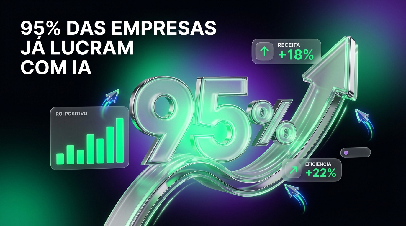IA no Brasil: 95% das Empresas Já Lucram. E a Sua?