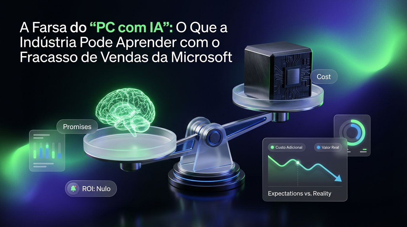 Lições do Fracasso do 'PC com IA': Hype vs. Valor na Indústria