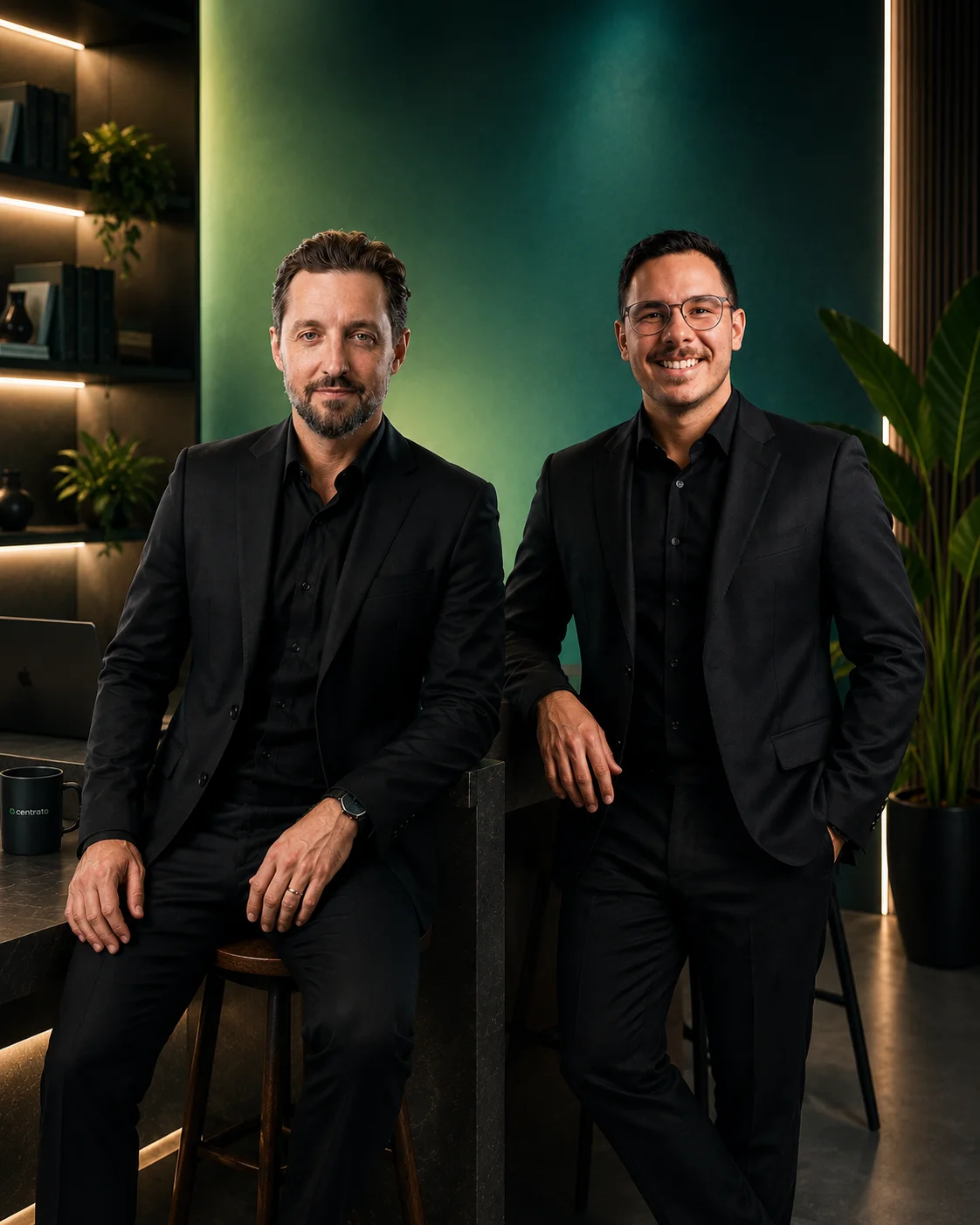 Ráfaga e Allysson — fundadores da Centrato